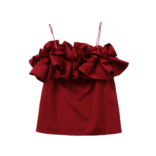 Maiou elegant de damă cu bretele în mai multe culori