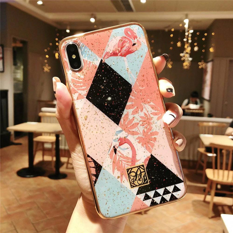 Husa din silicon pentru Samsung Note 9 cu flamingo