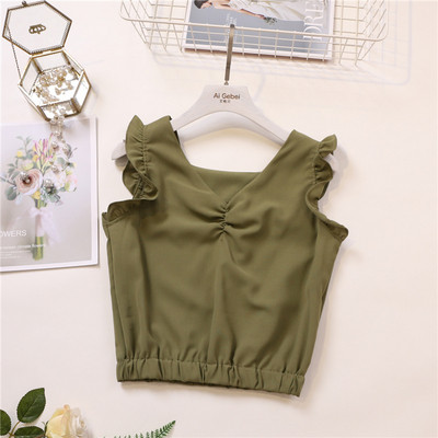 Női lezser felső, V-nyakkal, több színben