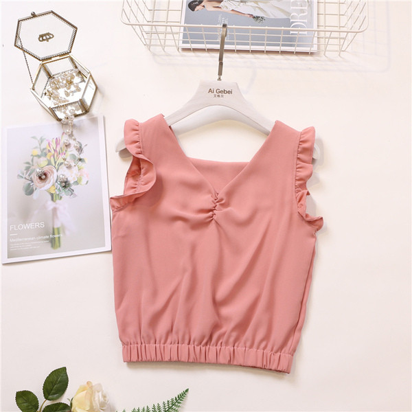 Női lezser felső, V-nyakkal, több színben