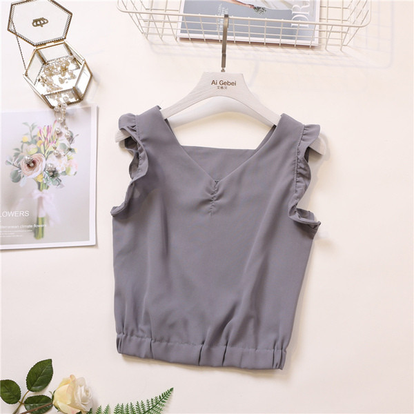 Női lezser felső, V-nyakkal, több színben