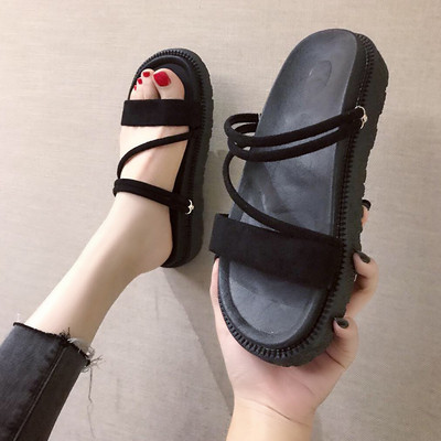 Casual γυναικείες παντόφλες σε δύο χρώματα