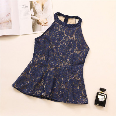 Stílusos női felső csipkével, négy színben