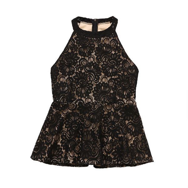 Stílusos női felső csipkével, négy színben