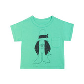 Gyermek póló fiúknak három színben zsebbel és rátéttel