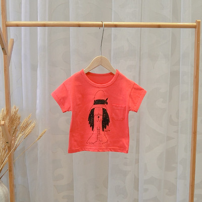 Gyermek póló fiúknak három színben zsebbel és rátéttel