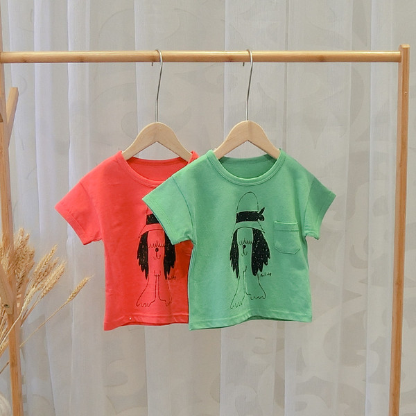 Gyermek póló fiúknak három színben zsebbel és rátéttel