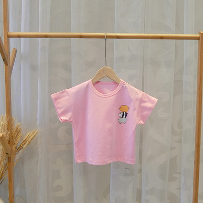 Gyermek póló három színben rátéttel - fiúknak és lányoknak