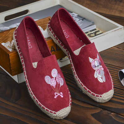 Napi espadrillák több színben hímzéssel