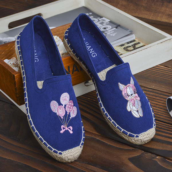 Napi espadrillák több színben hímzéssel