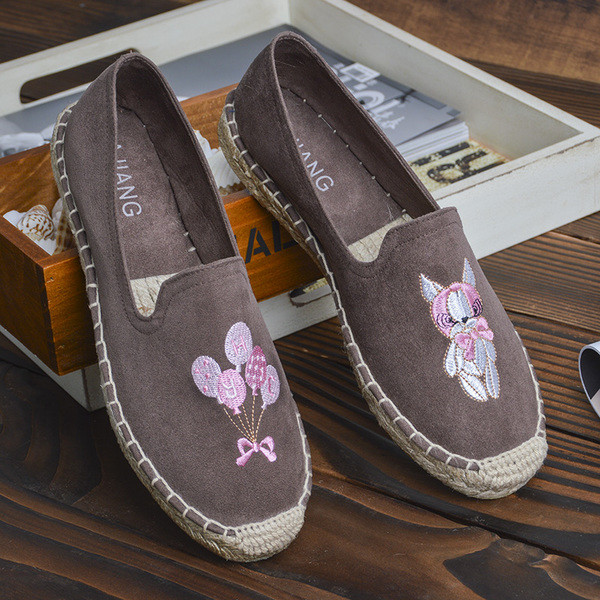 Napi espadrillák több színben hímzéssel