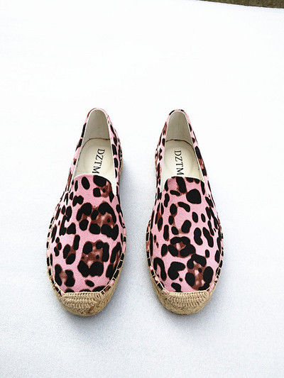 Női espadrillák állatmintával, két színben