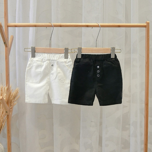 Gyermek rövidnadrág zsebekkel három színben - fiúknak