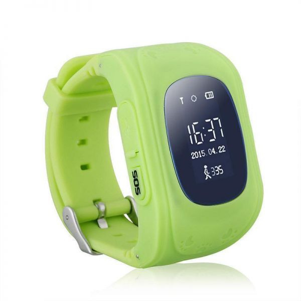 Детски смарт часовник в зелен цвят модел Q50