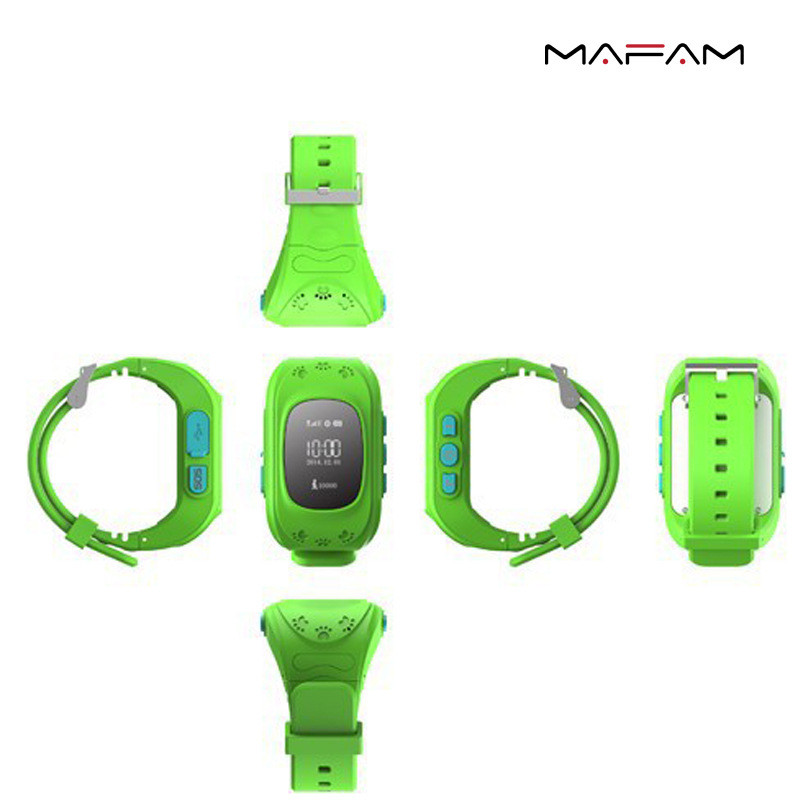 Детски смарт часовник в зелен цвят модел Q50