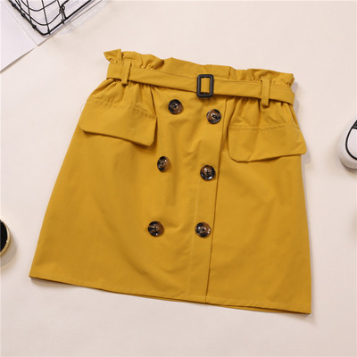 Καθημερινή γυναικεία φούστα με ζώνη σε διάφορα χρώματα