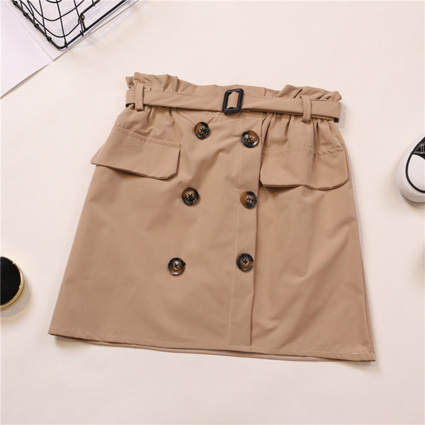 Καθημερινή γυναικεία φούστα με ζώνη σε διάφορα χρώματα