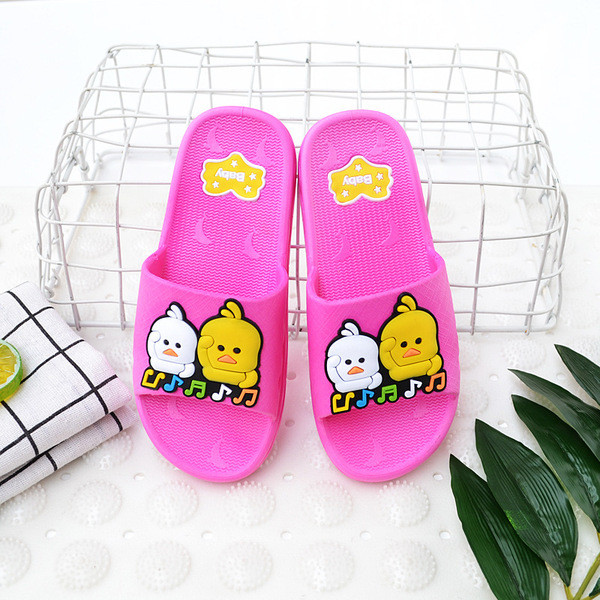 Ежедневни детски чехли за момчета и момичета с апликация