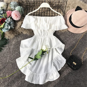 Modern női ing négy színben, csupasz váll