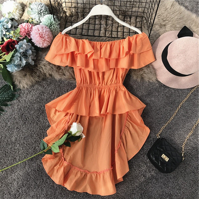 Modern női ing négy színben, csupasz váll