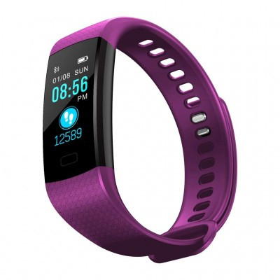 Γυναικείο βραχιόλι  μοντέλο Fitness Y5 σε μοβ χρώμα