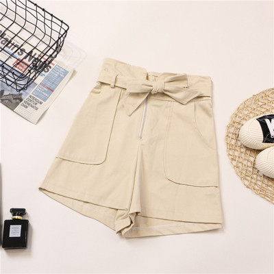 Κομψό γυναικείο παντελόνι με τσέπες και ψηλή μέση σε πέντε χρώματα