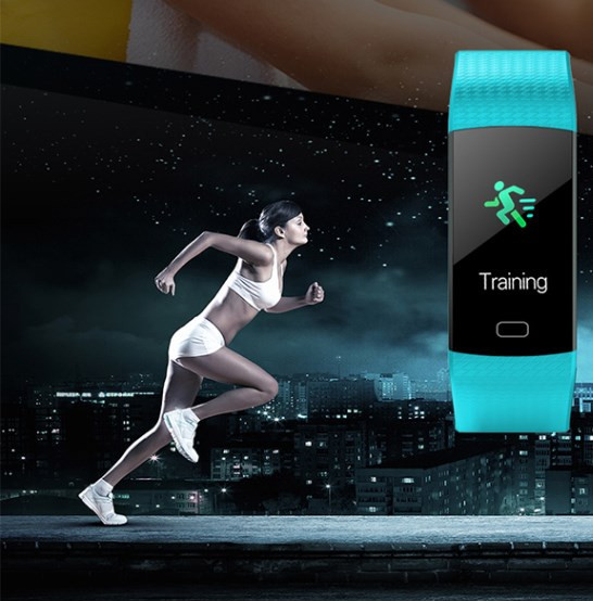 Фитнес гривна модел Y5 в син цвят