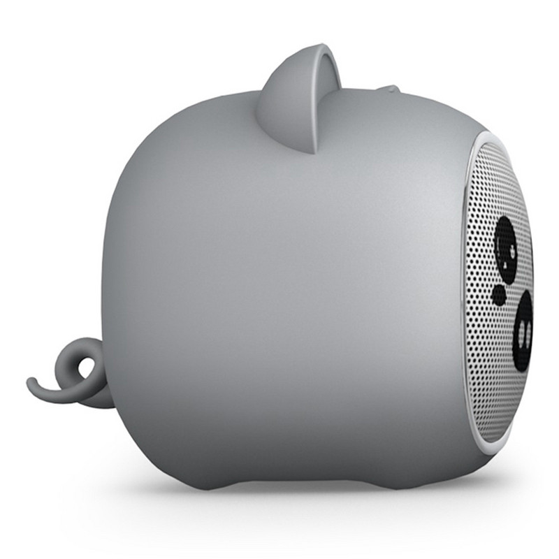 Преносима bluetooth колонка D10 с USB порт и слот за TF/SD card - сив цвят