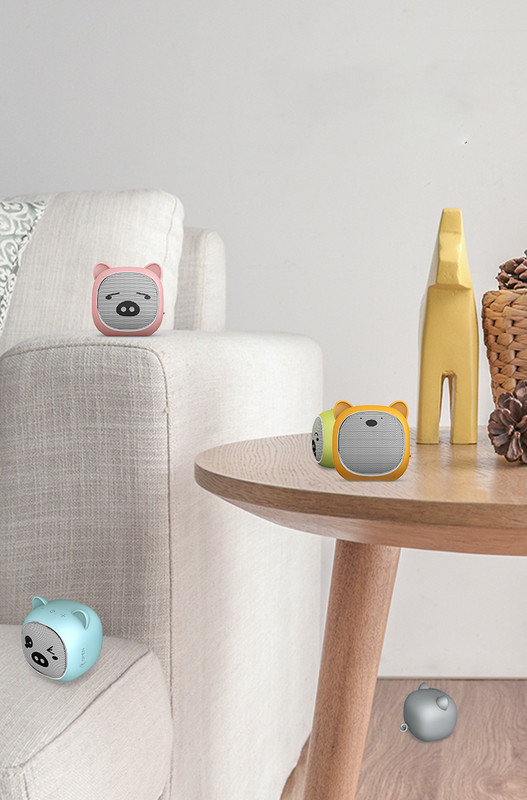 Hordozható bluetooth hangszóró D10 USB porttal és TF / SD kártyanyílással - kék színben