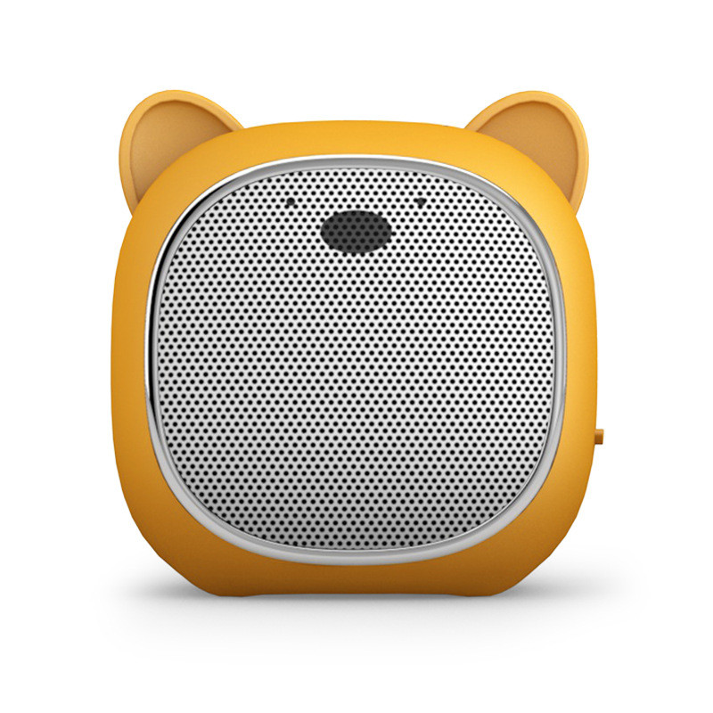 Преносима bluetooth колонка D10 с USB порт и слот за TF/SD card - оранжев цвят