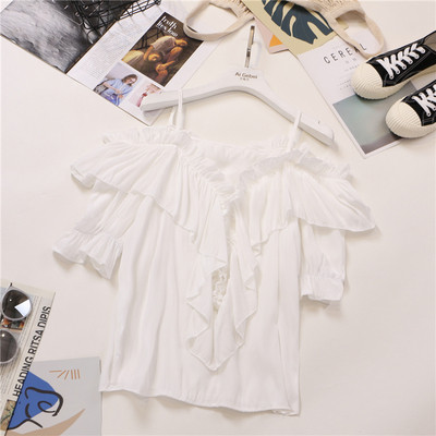 Μοντέρνα γυναικεία μπλούζα με 3/4 μανίκια σε πέντε χρώματα