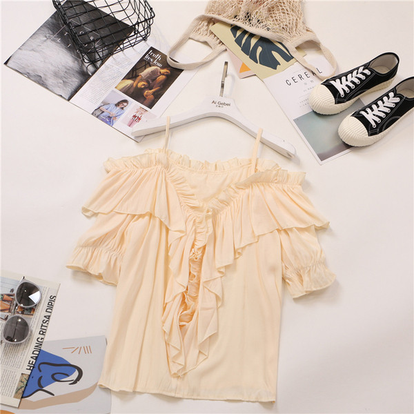 Μοντέρνα γυναικεία μπλούζα με 3/4 μανίκια σε πέντε χρώματα