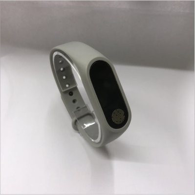 Силиконова каишка за фитнес гривни модел M3 - сив цвят