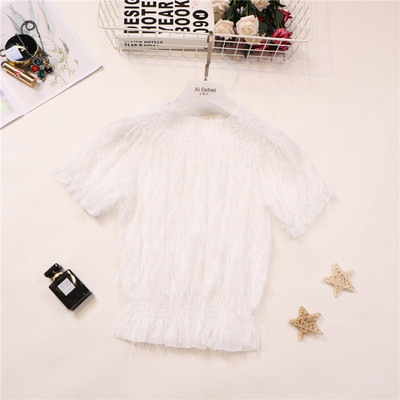 Modern női blúz rövid ujjal több színben