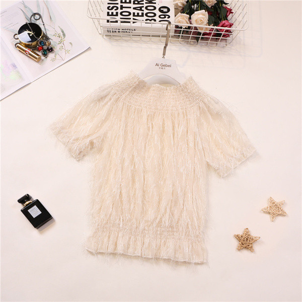 Modern női blúz rövid ujjal több színben