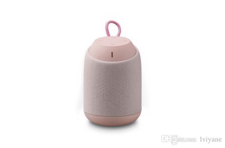 Difuzor bluetooth portabil D61 cu port AUX si USB - culoare roz