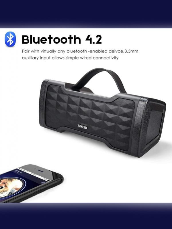 Преносима bluetooth колонка M91 с AUX и USB порт и слот за TF/SD card - черен цвят