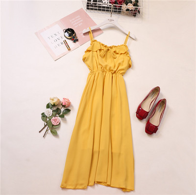 Alkalmi női ruha pántokkal több színben