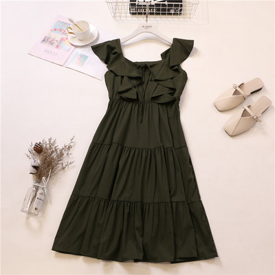 Модерна дамска рокля с няколко цвята