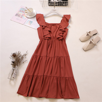 Модерна дамска рокля с няколко цвята