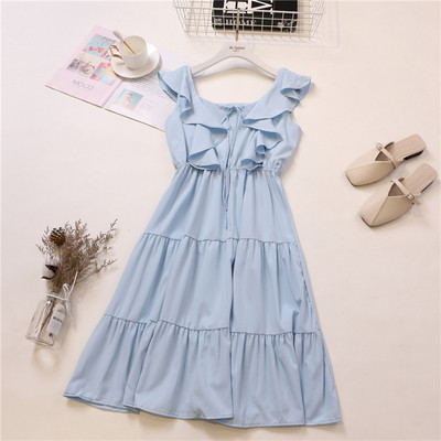 Модерна дамска рокля с няколко цвята