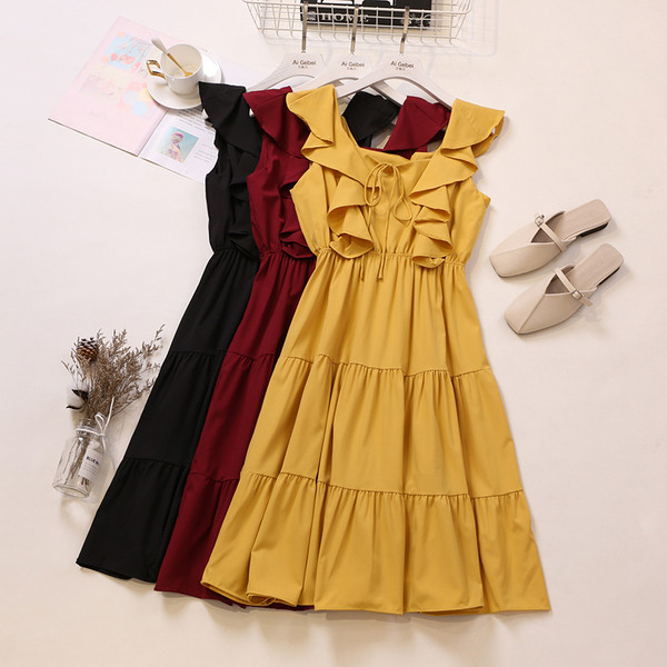 Модерна дамска рокля с няколко цвята