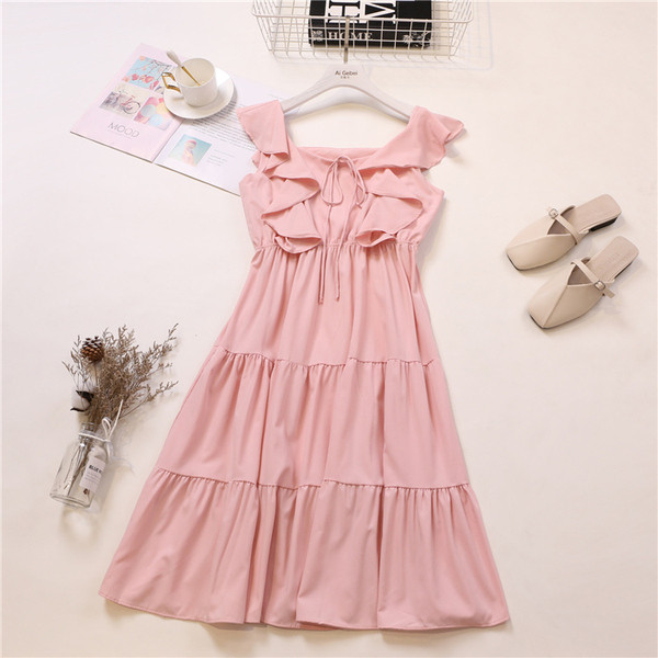 Модерна дамска рокля с няколко цвята