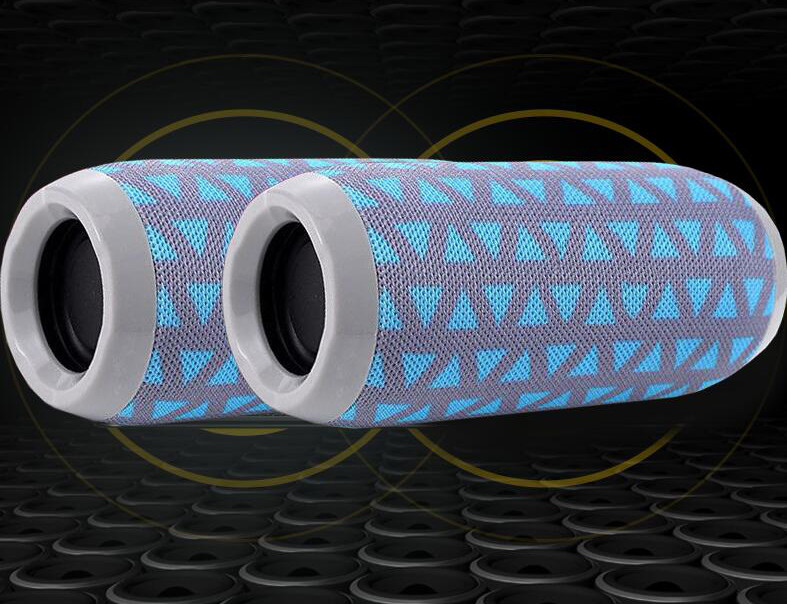 Преносима bluetooth колонка FLLP 5+ с USB порт и слот за TF/SD card - син цвят