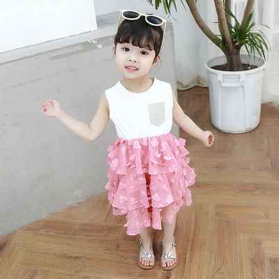 Stílusos gyerekruha két színben O-nyakkal