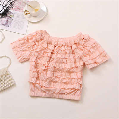 Stílusos női melltartó, rövid ujjú több színben