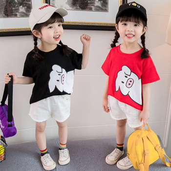 Детска тениска в два цвята за момичета и момчета