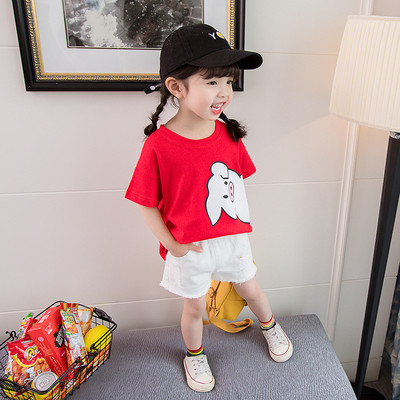 Tricou pentru copii in doua culori pentru fete si baieti