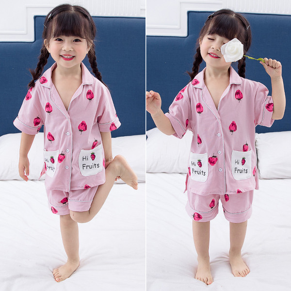 Pijamale copii pentru fete in doua culori