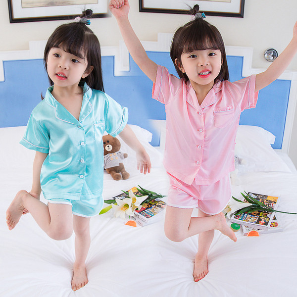 Gyerek pizsama lányoknak - rózsaszín és kék színben